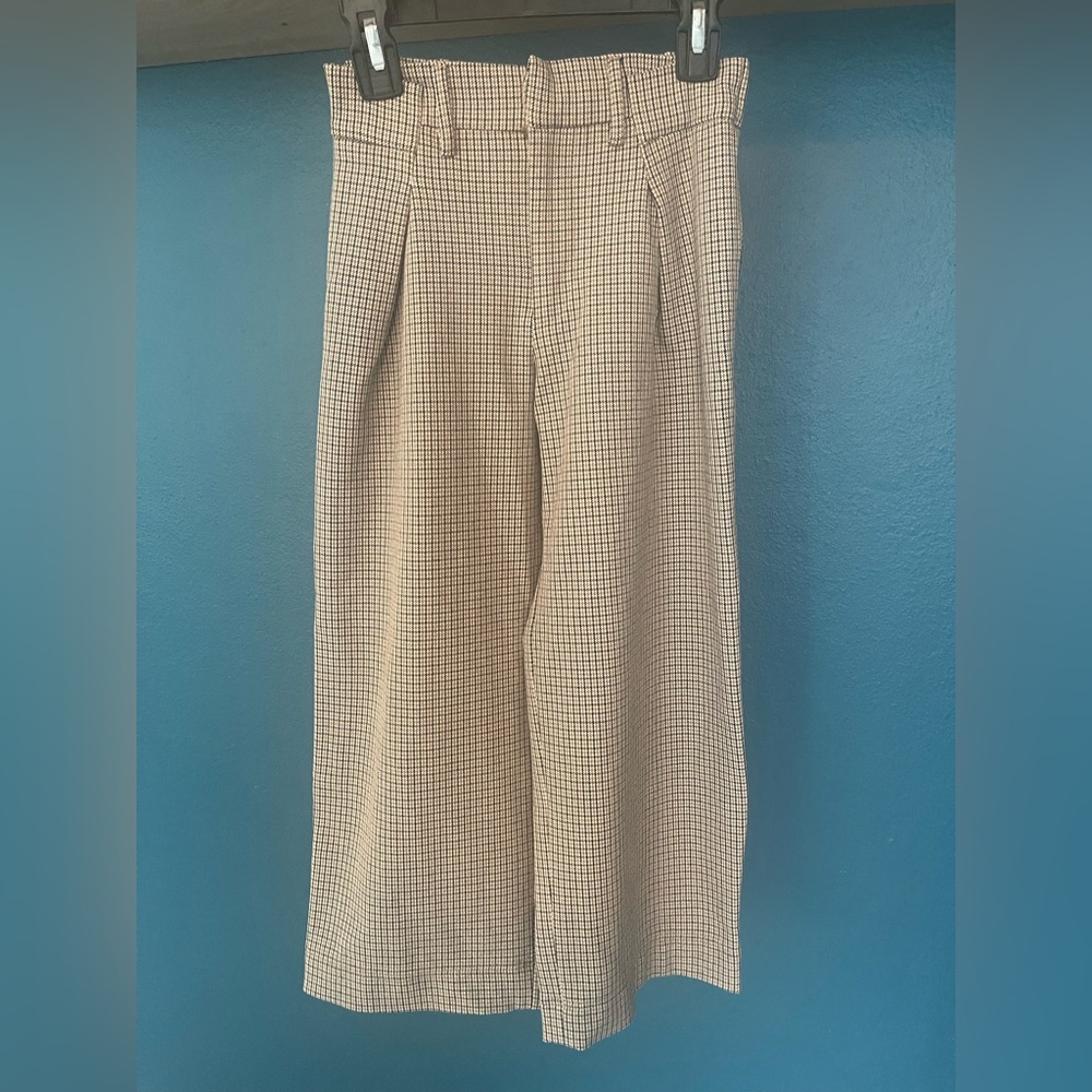 Zara Wide Checkered Pants